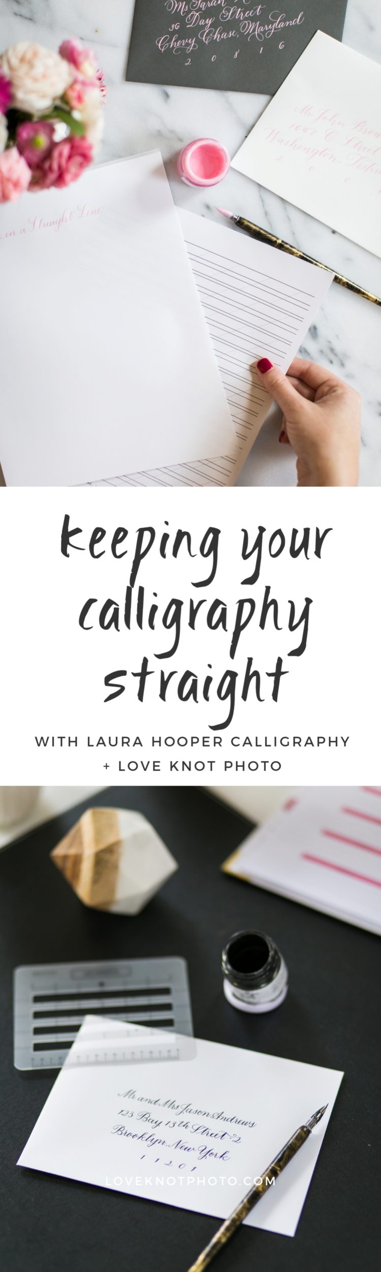 brand photography product photography blog post laura hooper calligraphy love knot photo
